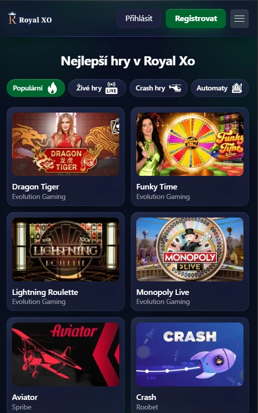 Royal XO Casino uden ROFUS