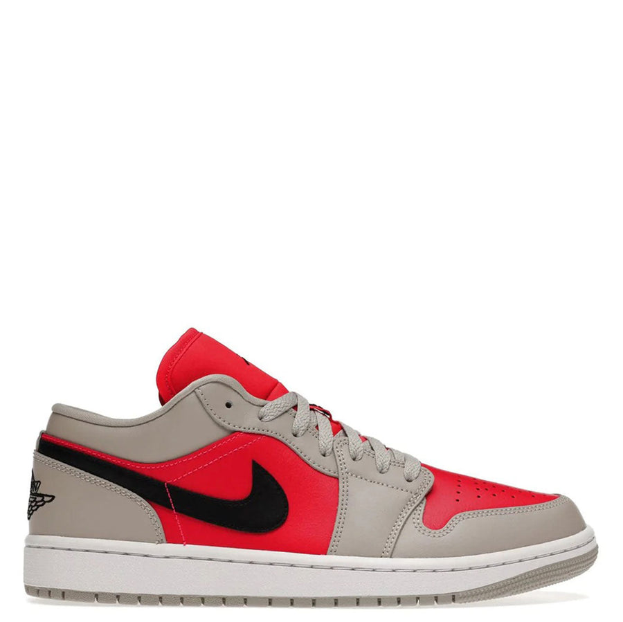 Air Jordan 1 Retro Low 'Light Iron Ore Siren Red'