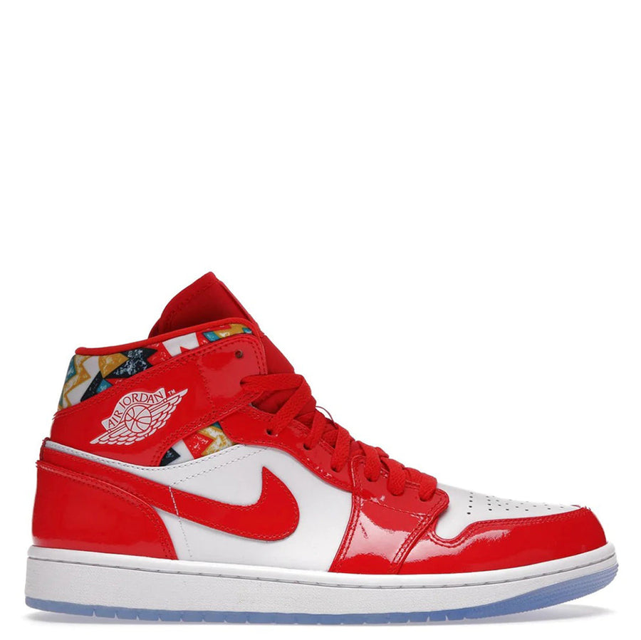Jordan 1 Mid 'Barcelona Sweater Red Patent'