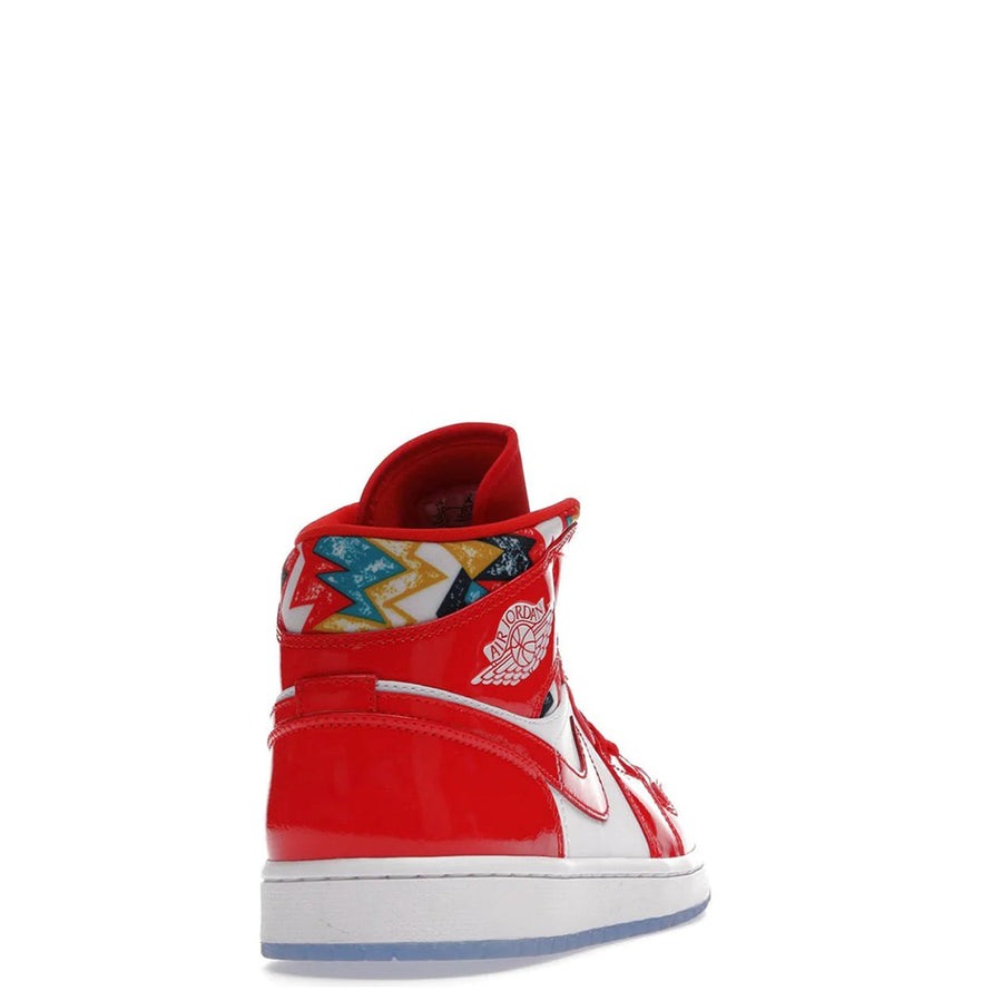 Jordan 1 Mid 'Barcelona Sweater Red Patent'
