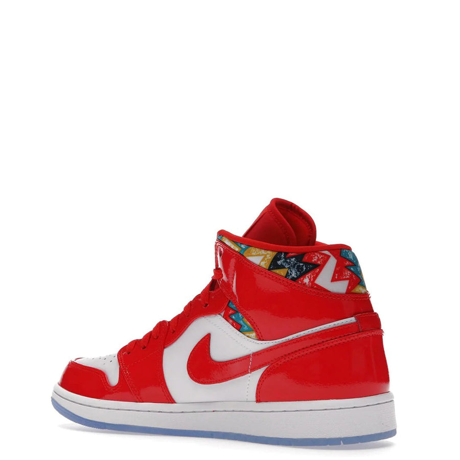 Jordan 1 Mid 'Barcelona Sweater Red Patent'